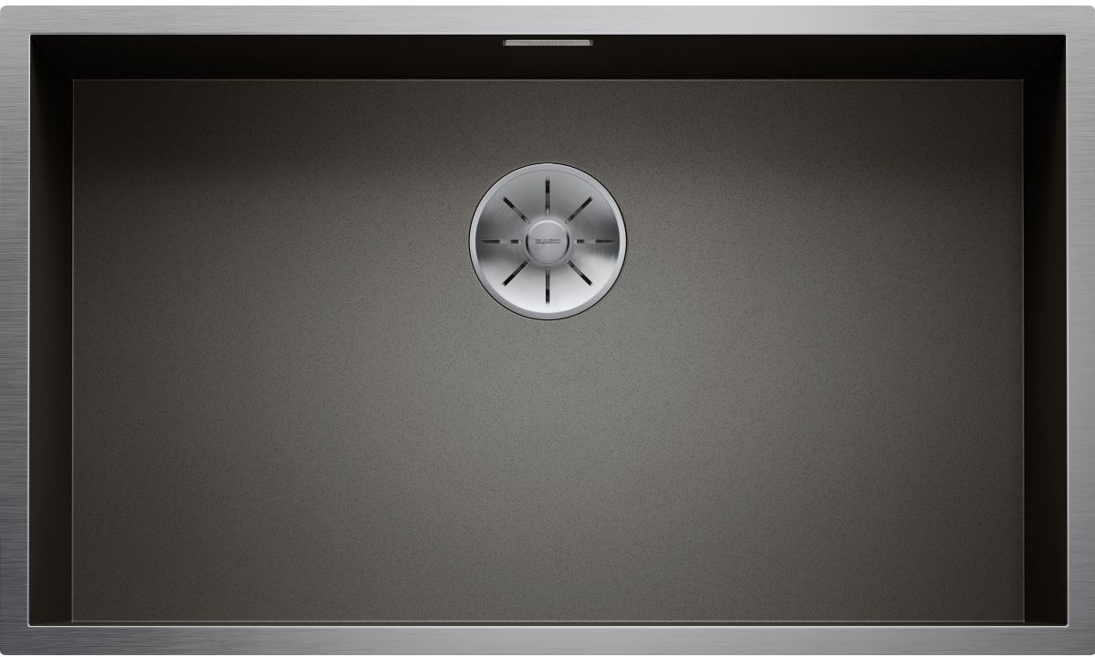 Blanco Zerox 700-U stalen spoelbak 74x44 cm grafiet 526244
