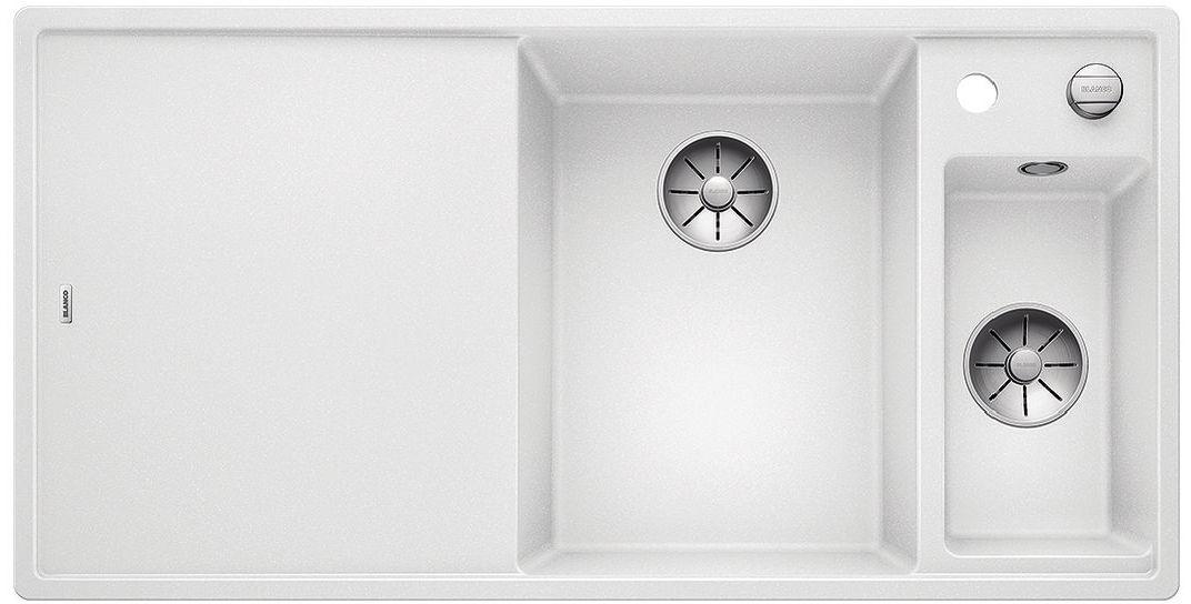 Blanco Axia III 6 S spoelbak van graniet 100x51 cm wit 523466