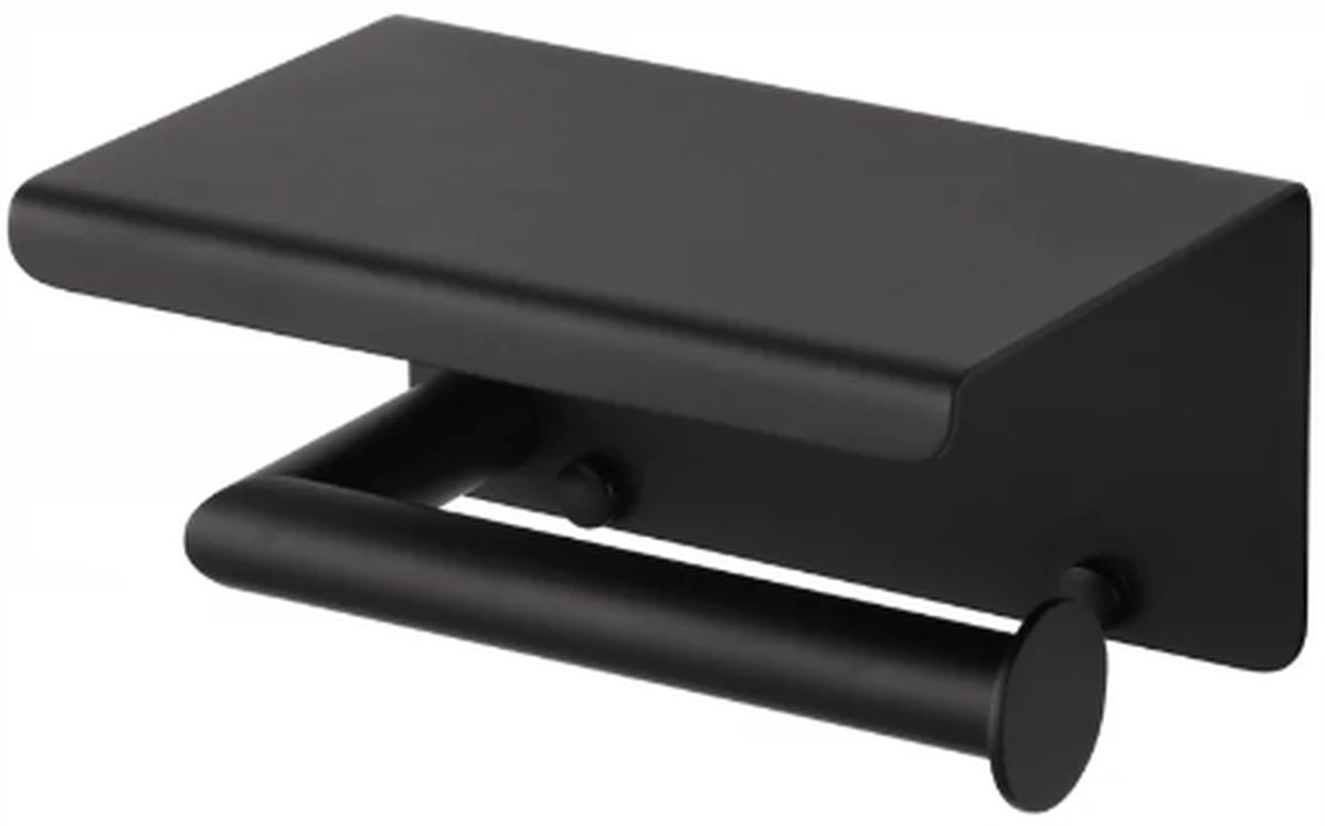 Stella toiletpapierhouder zwart 21.006-B