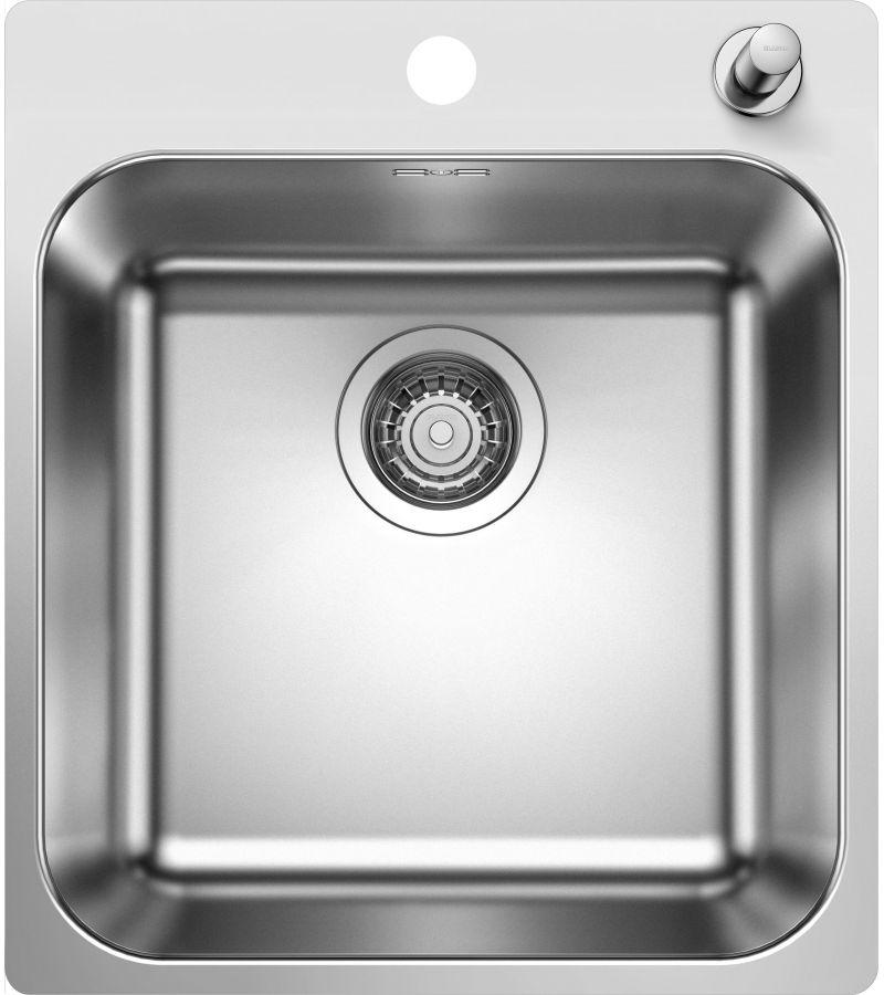 Blanco Supra 400-IF/A stalen spoelbak 50x44 cm staal 526353