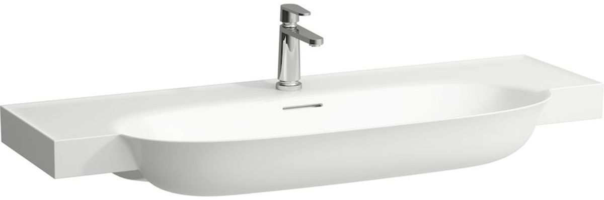 Laufen The New Classic wastafel 120x48 cm halfrond klassiek-meubel wit glans H8138584001081