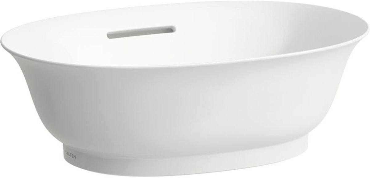 Laufen The New Classic wastafel 45x31 cm ovaal opbouw wit mat H8128517571091