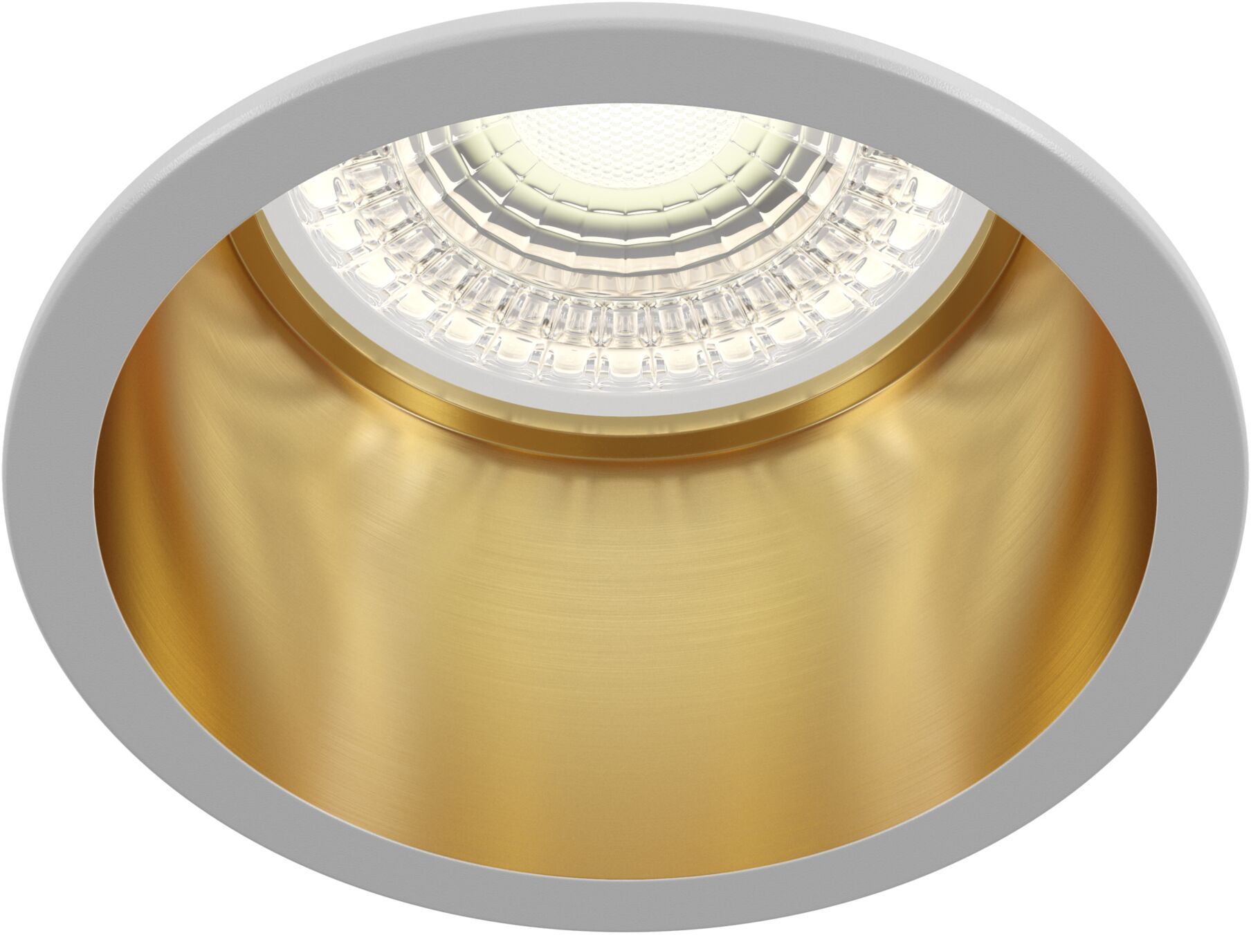 Maytoni Reif ingebouwde lamp 1x50 W wit-gouden DL049-01WG