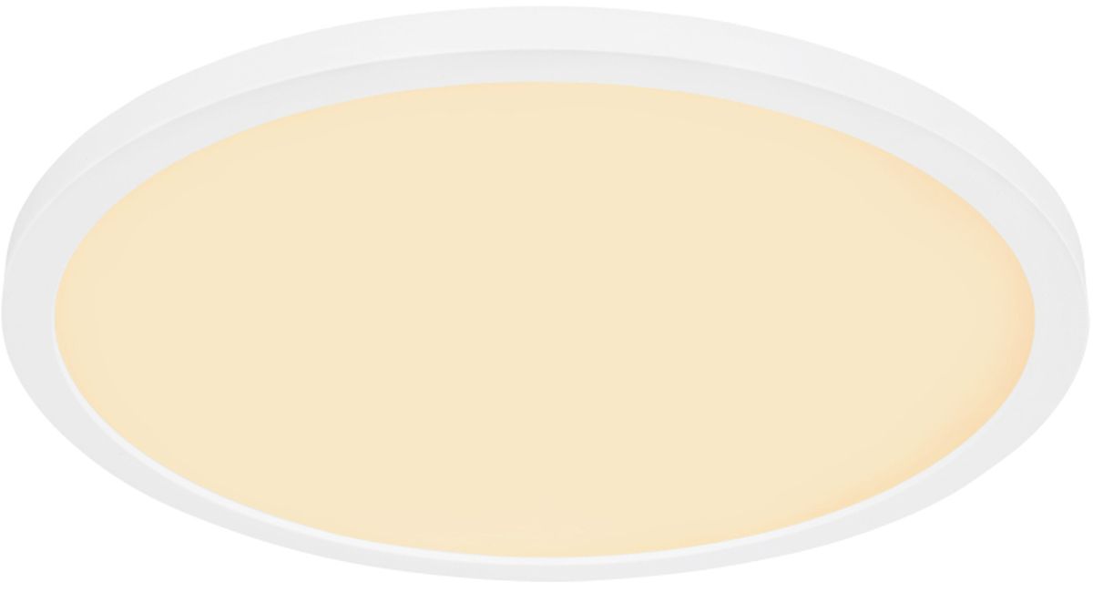 Globo Lighting Sapana plafond 1x24 W wit-satijn 41562-24W