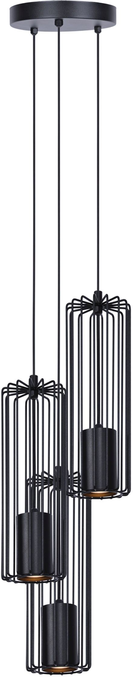 Kaja Falcon hanglamp 3x10 W zwart K-4932
