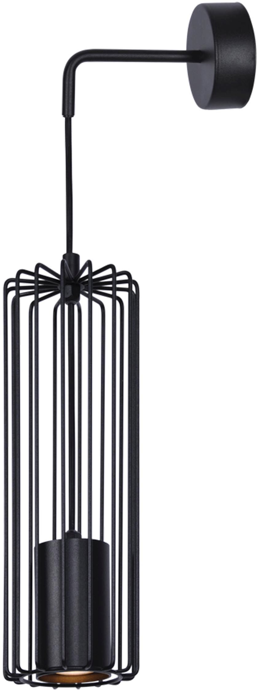 Kaja Falcon wandlamp 1x10 W zwart K-4934