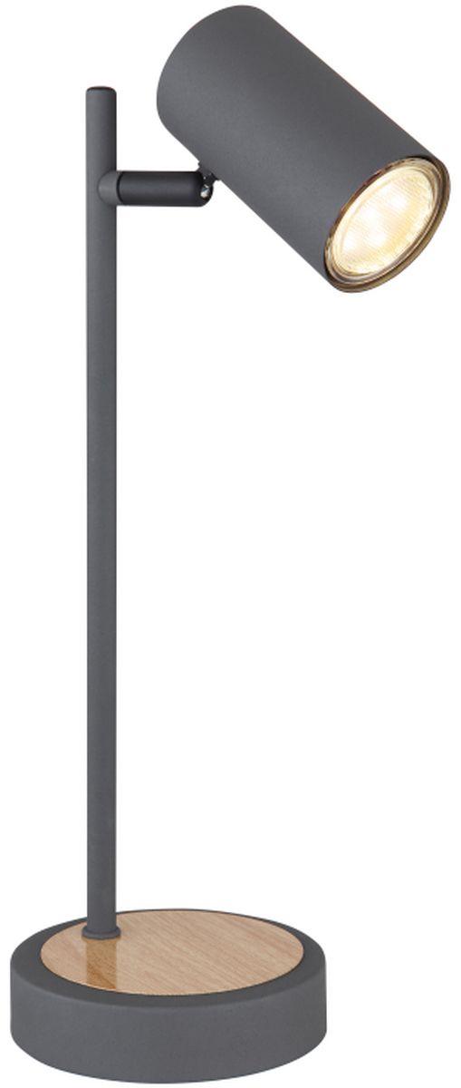 Globo Lighting Robby bureaulamp 1x5 W hout-grafiet 57910TG