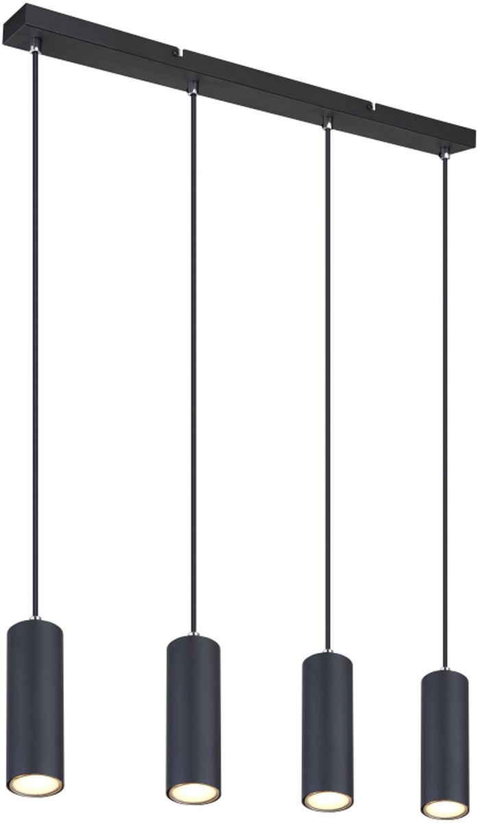 Globo Lighting Robby hanglamp 4x35 W zwart 57911-4HB