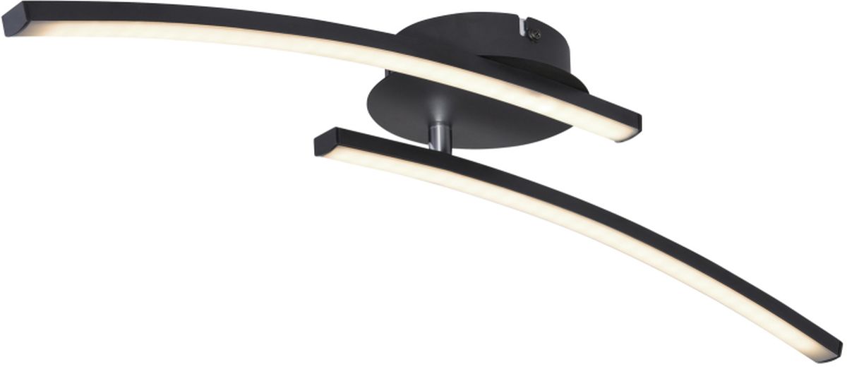 Globo Lighting Tansy I plafondlamp 1x12 W zwart-opaal 67129-12