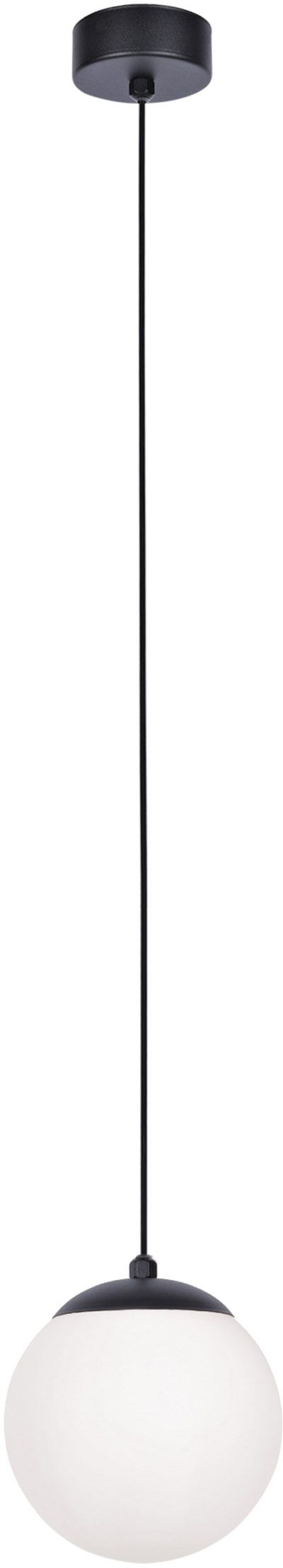 Kaja Savoy hanglamp 1x40 W wit-zwart K-4920