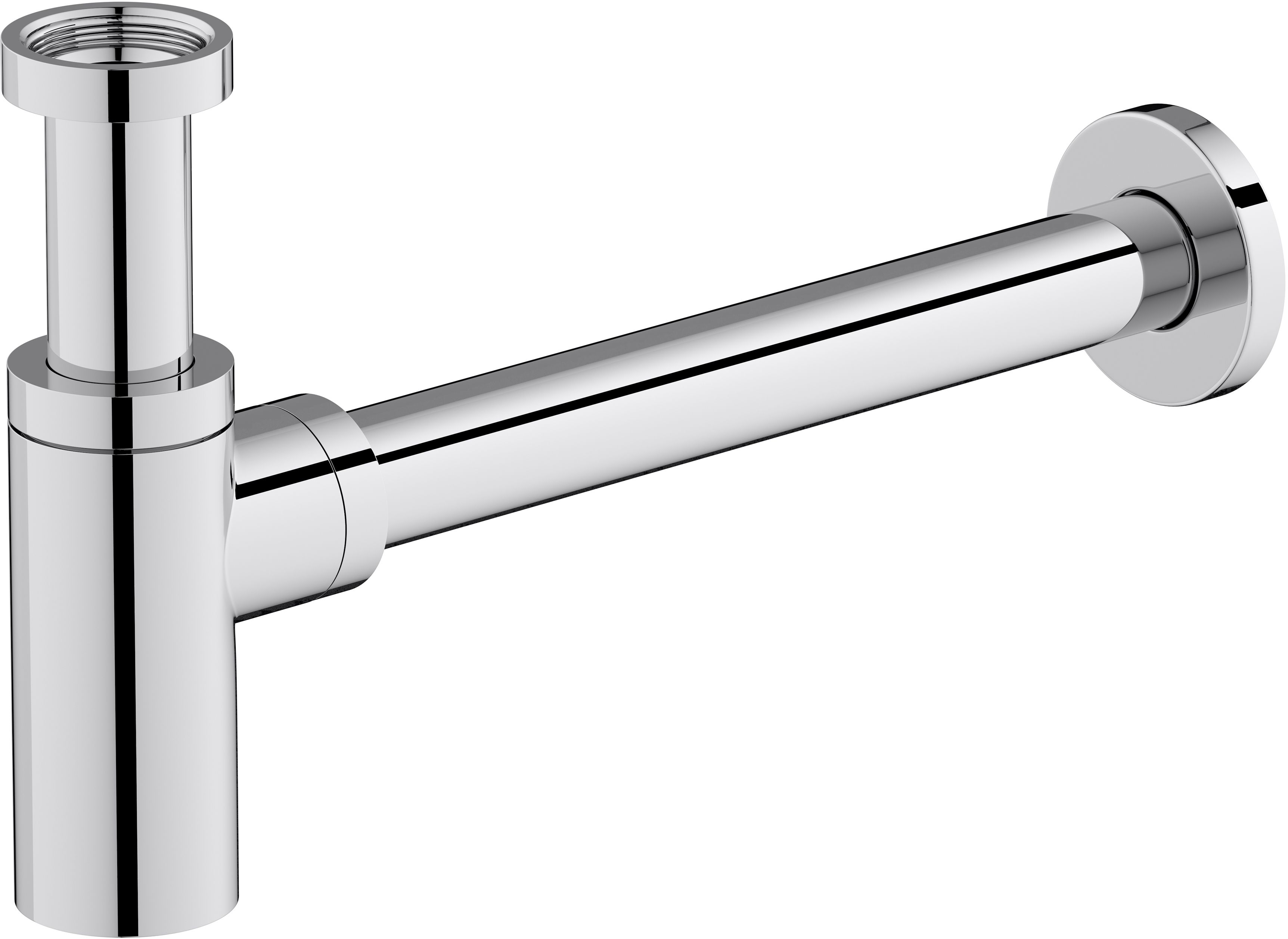 Cersanit Inverto wastafelsifon flessengroen chroom S951-712