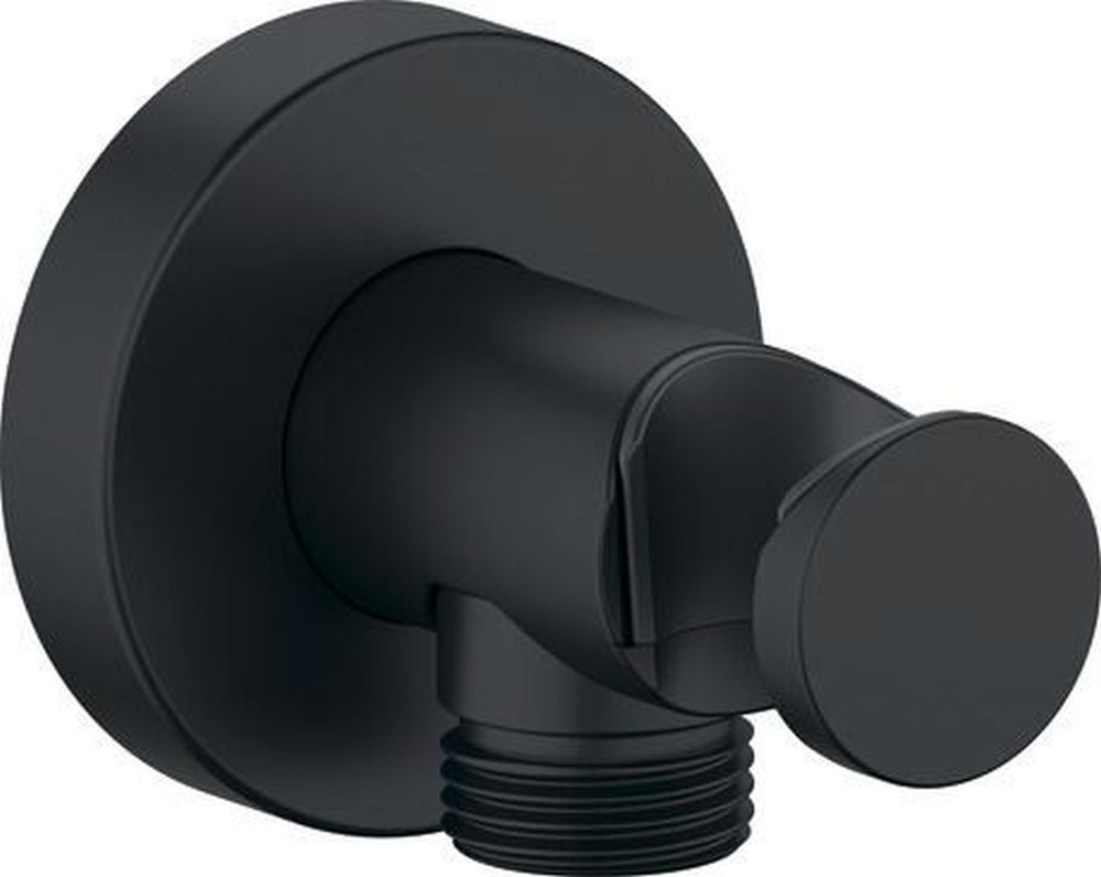 Duravit hoekverbinding met handvat zwart UV0630009046