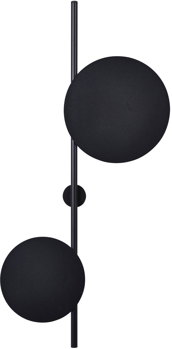 Kaja Rega wandlamp 2x10 W zwart K-4638