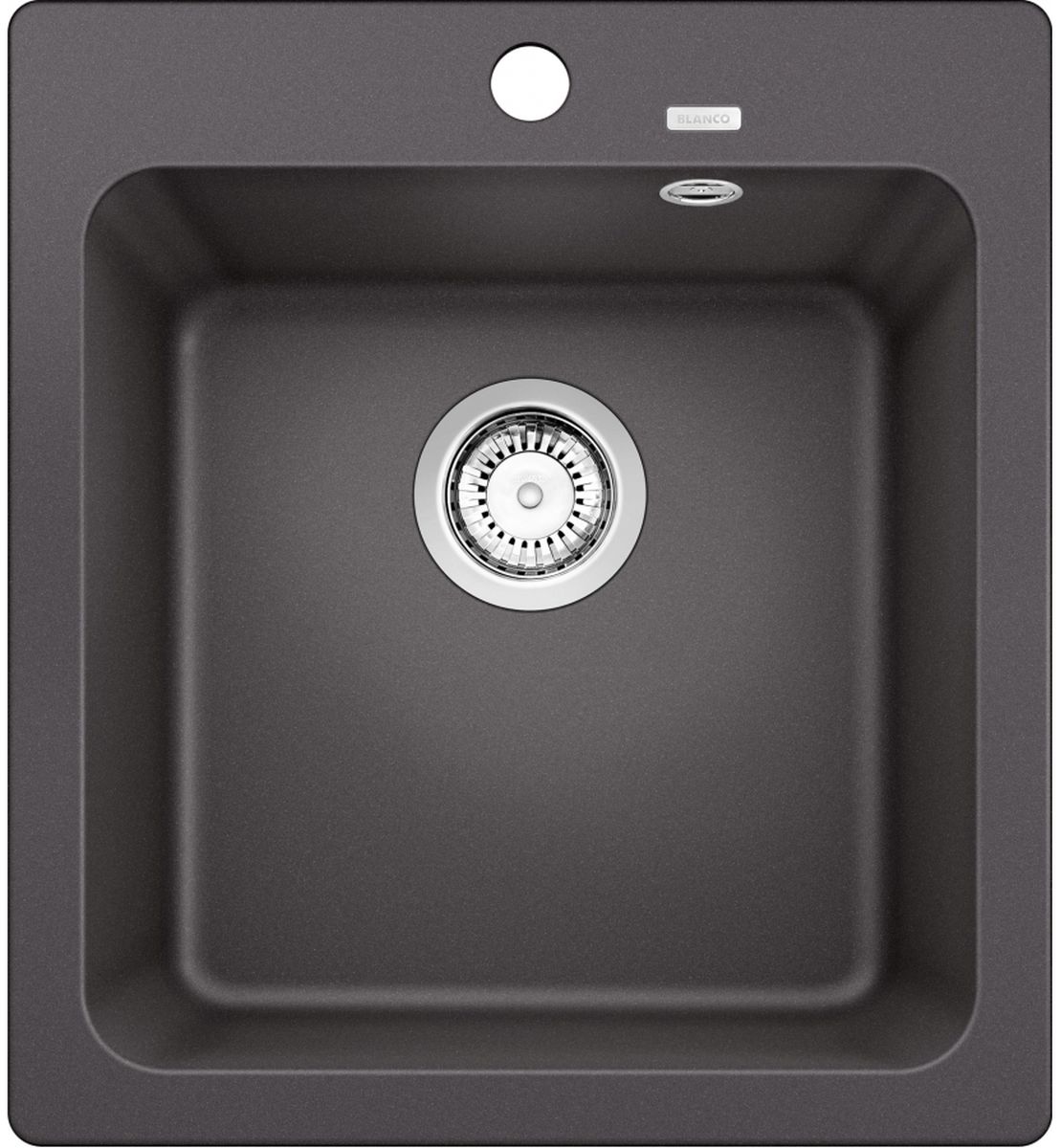 Blanco Naya 45 spoelbak van graniet 51x46.5 cm grijs/grafiet/onyx 525223