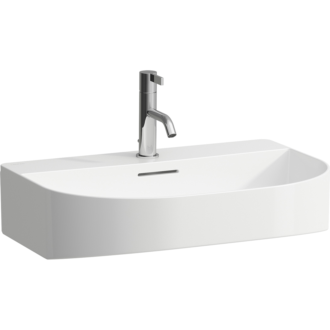 Laufen Sonar wastafel 60x42 cm halfrond klassiek-meubel wit mat H8163427571041