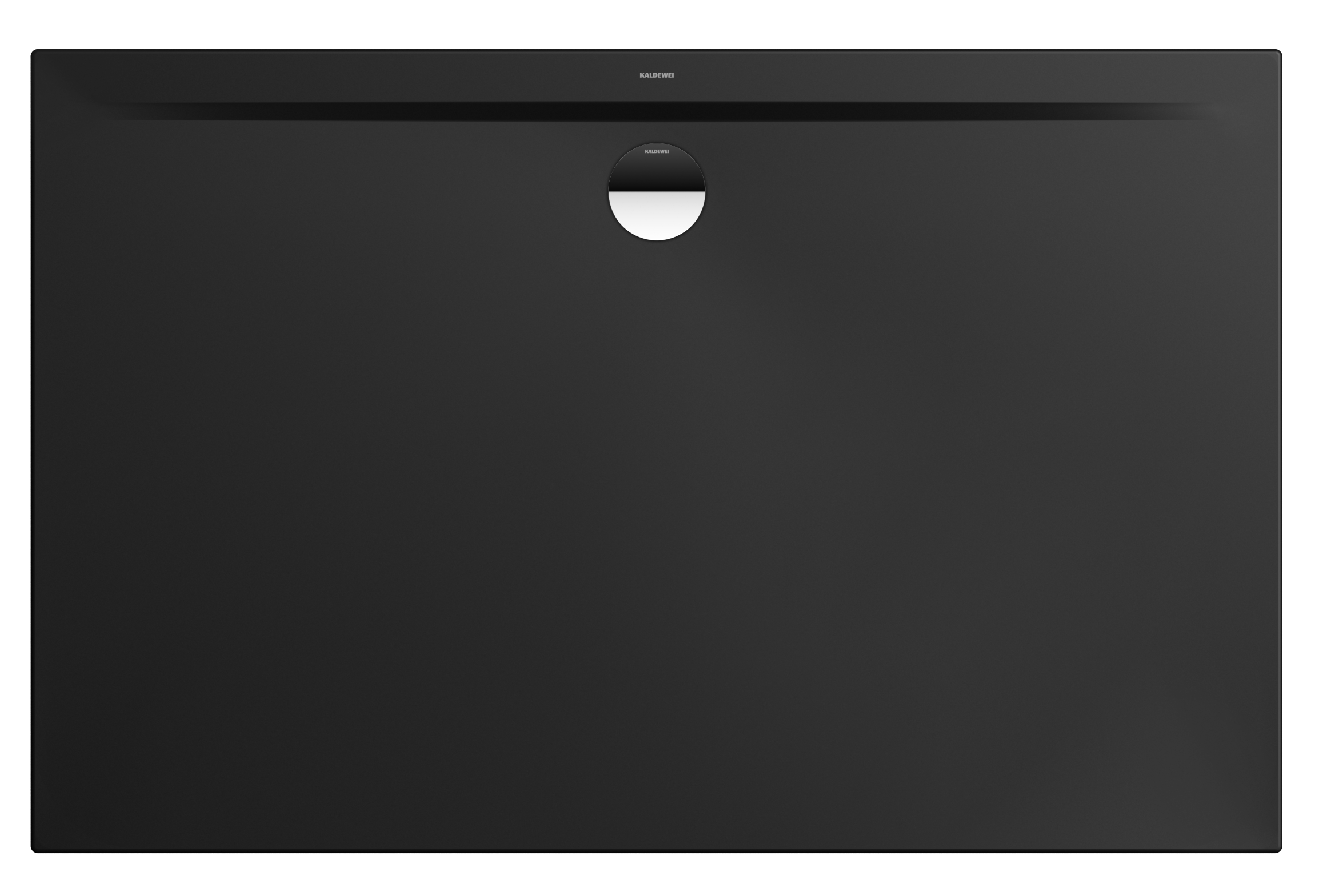 Kaldewei Superplan Zero rechthoekige douchebak 120x90 cm zwart 355447980676