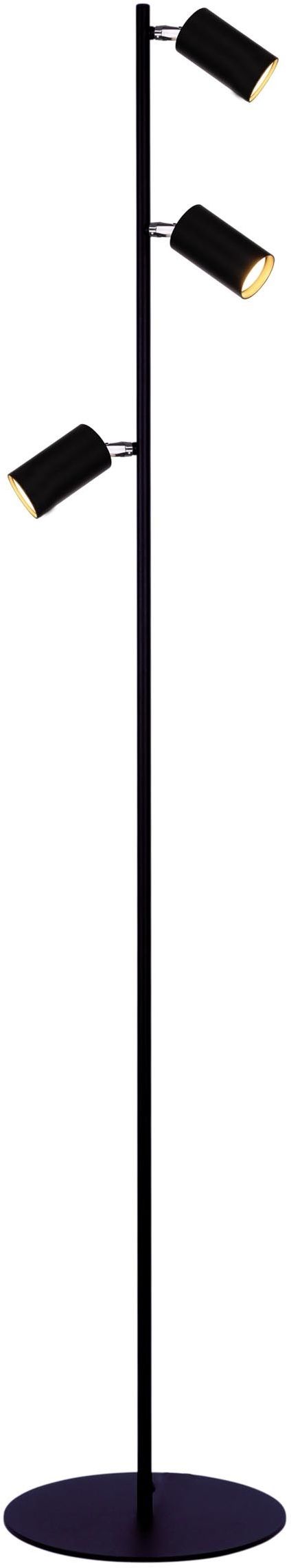 Kaja Monti staanlamp 3x10 W zwart K-4409