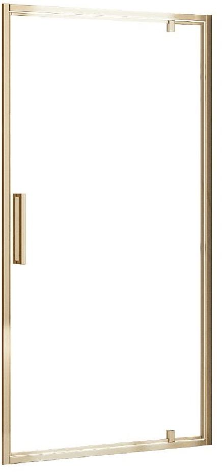 Rea Rapid Swing douchedeur 90 cm kantelbaar gouden glans/helder glas REA-K5618