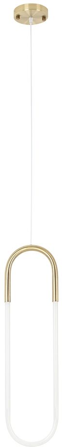 Moosee Puzo hanglamp 1x10 W doorzichtig-gouden MSE010100253