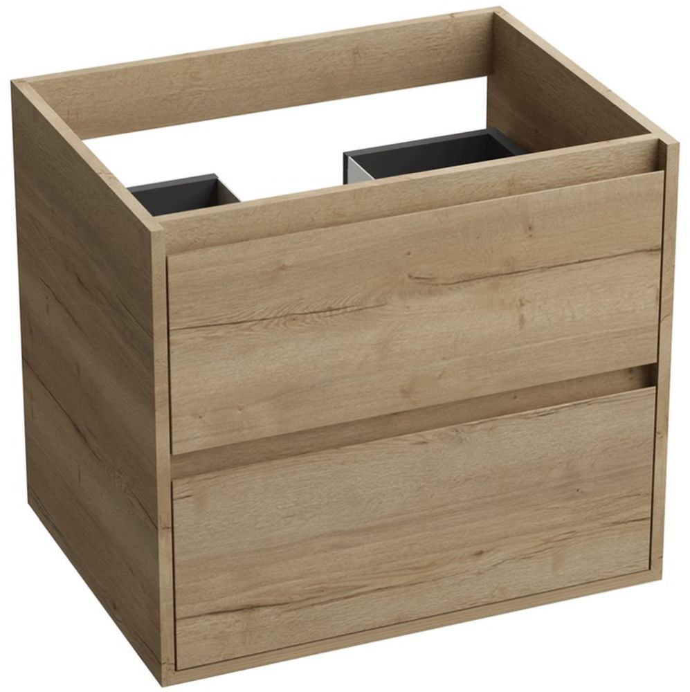LaVita Minnesota kast 60.5x46x54.2 cm hangend onder de wastafel eik 5900378324416