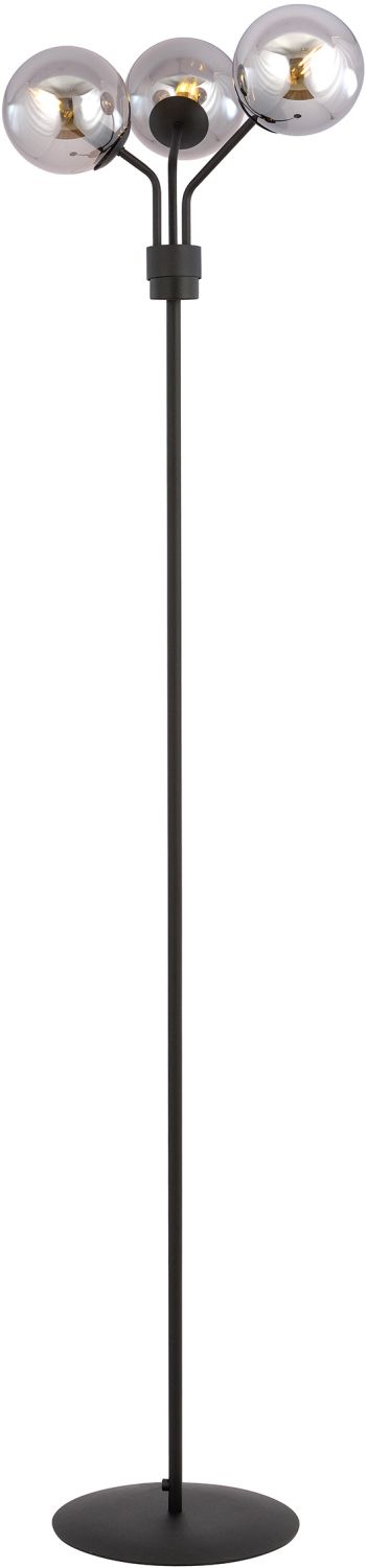 Emibig Nova staanlamp 3x10 W zwart-grafiet 1140/LP3
