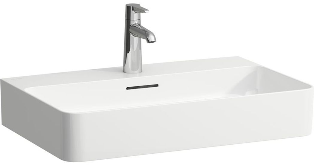 Laufen Val wastafel 65x42 cm rechthoekig klassiek wit mat H8102847571041