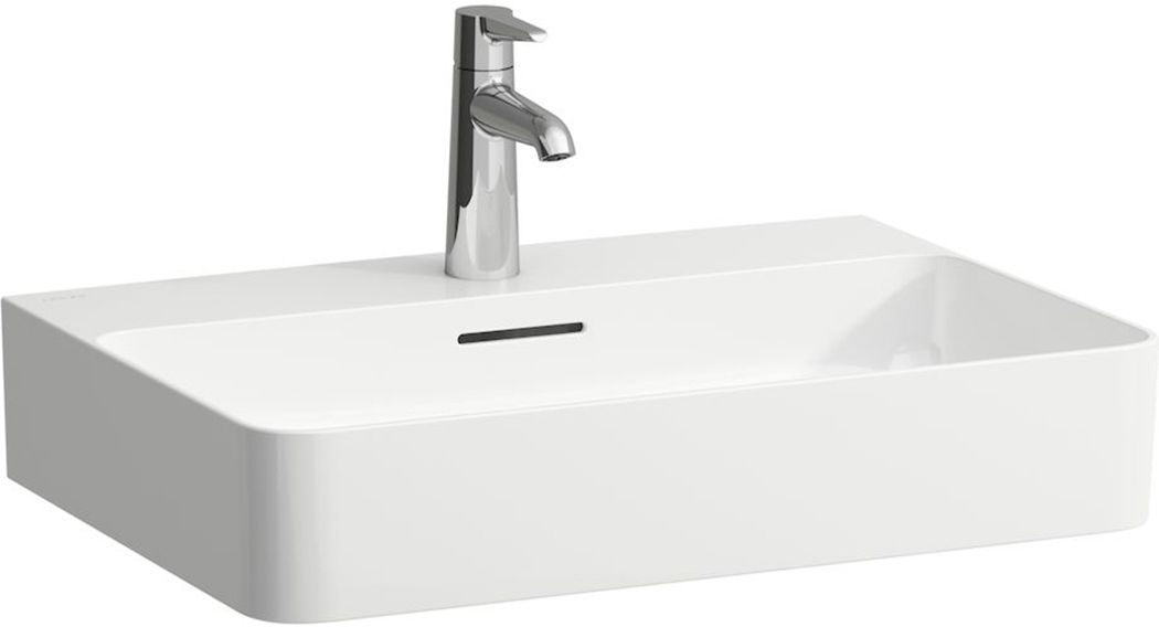 Laufen Val wastafel 60x42 cm rechthoekig klassiek-opbouw wit mat H8162837571041