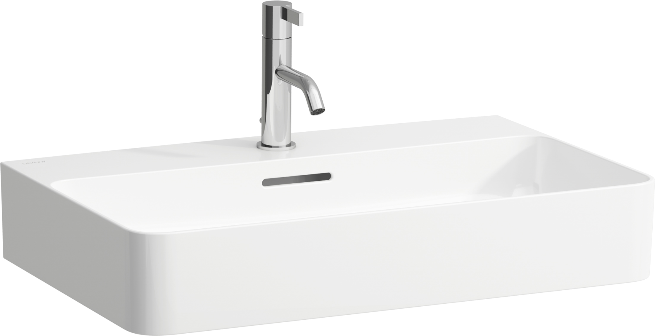 Laufen Val wastafel 65x42 cm rechthoekig klassiek wit glans H8102844001041