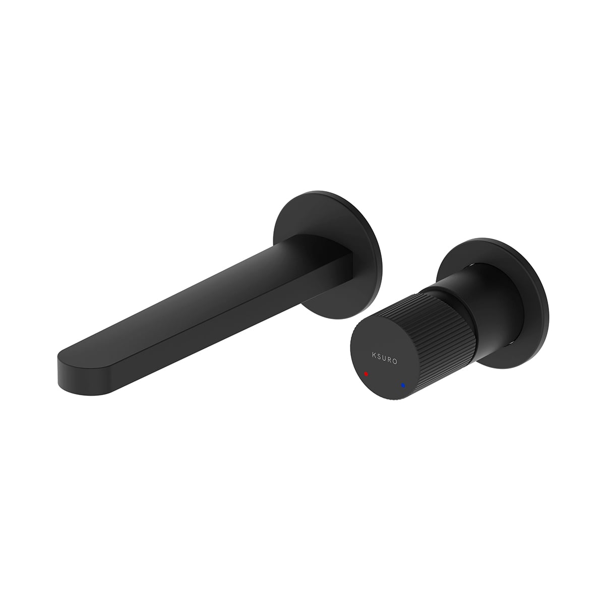 Ksuro 02 wastafelkraan inbouw zwart 10006030