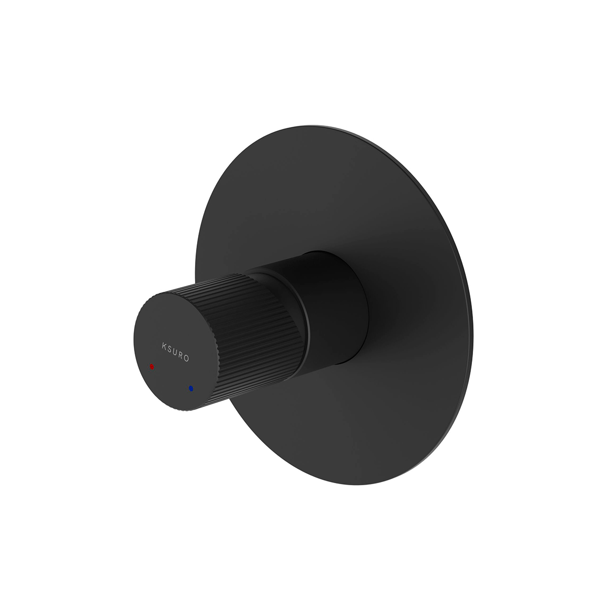 Ksuro 02 douchekraan inbouw zwart 12001030