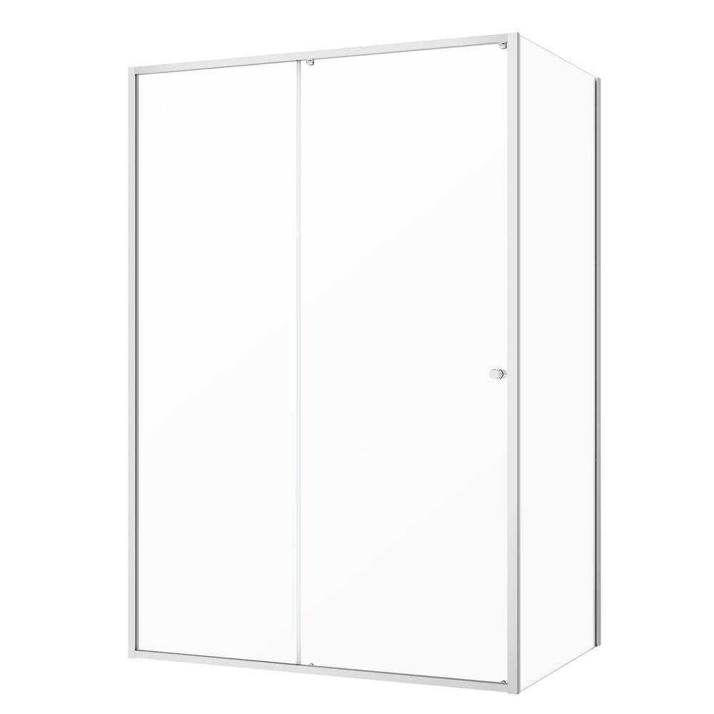 Sealskin Contour douchecabine 140x90 cm rechthoekig geborsteld/helder glas CD101496325100