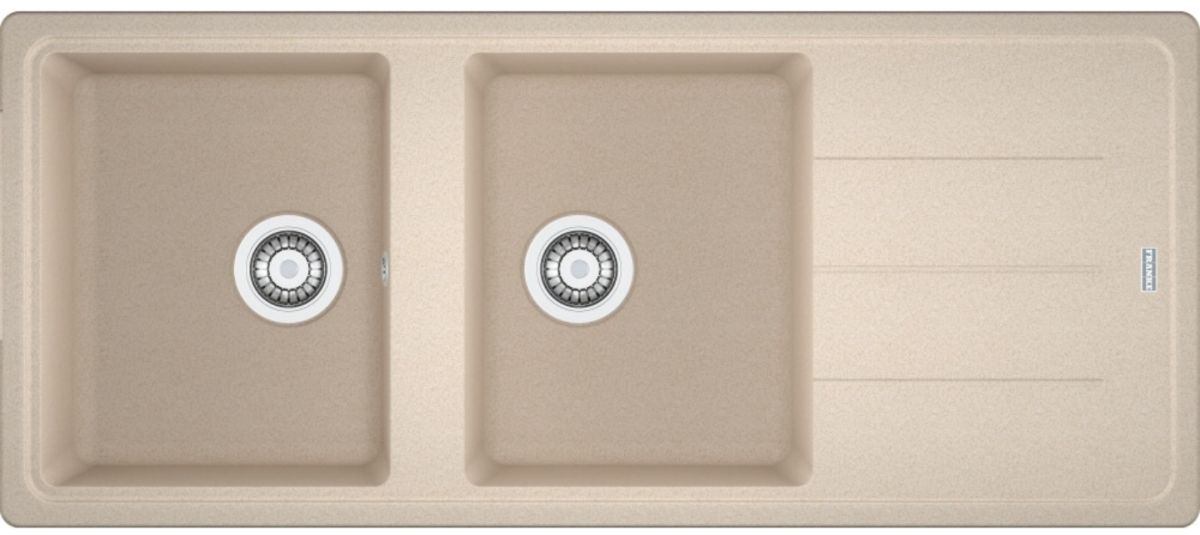 Franke Basis spoelbak van graniet 116x50 cm beige 114.0676.260