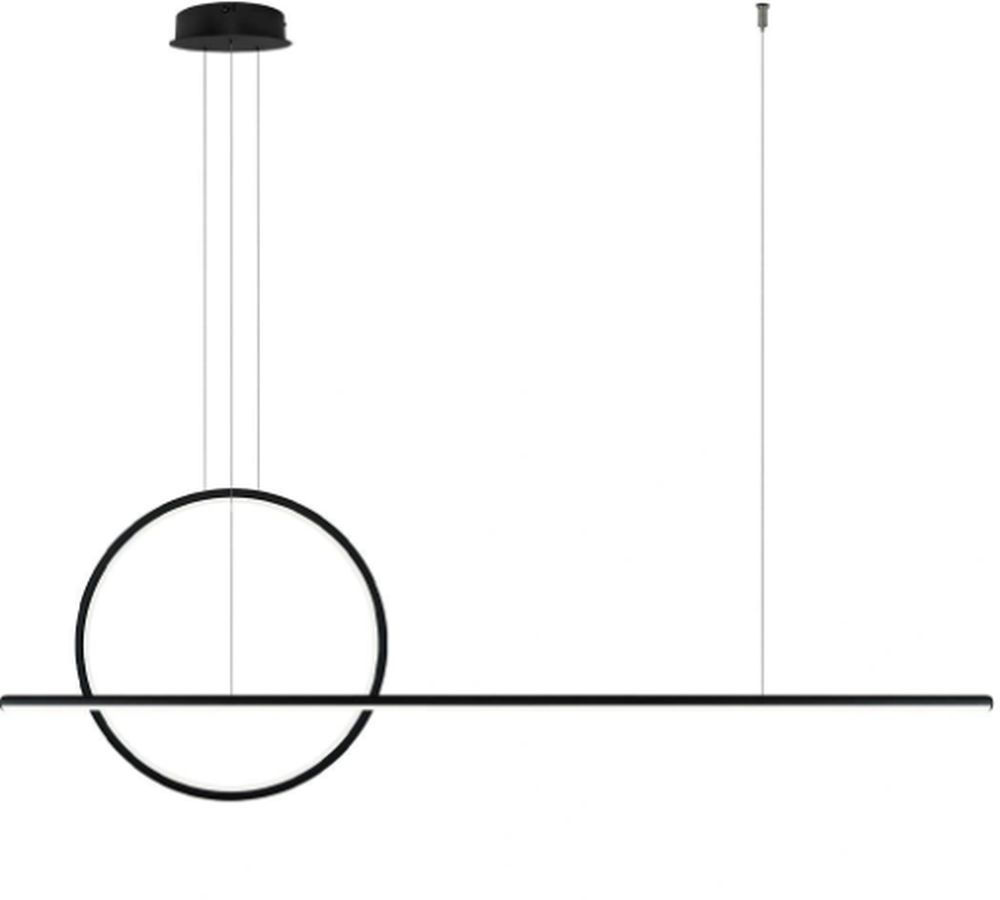 Altavola Design Linea hanglamp 2x30 W zwart LA087/PX143_40_3k_30W_black