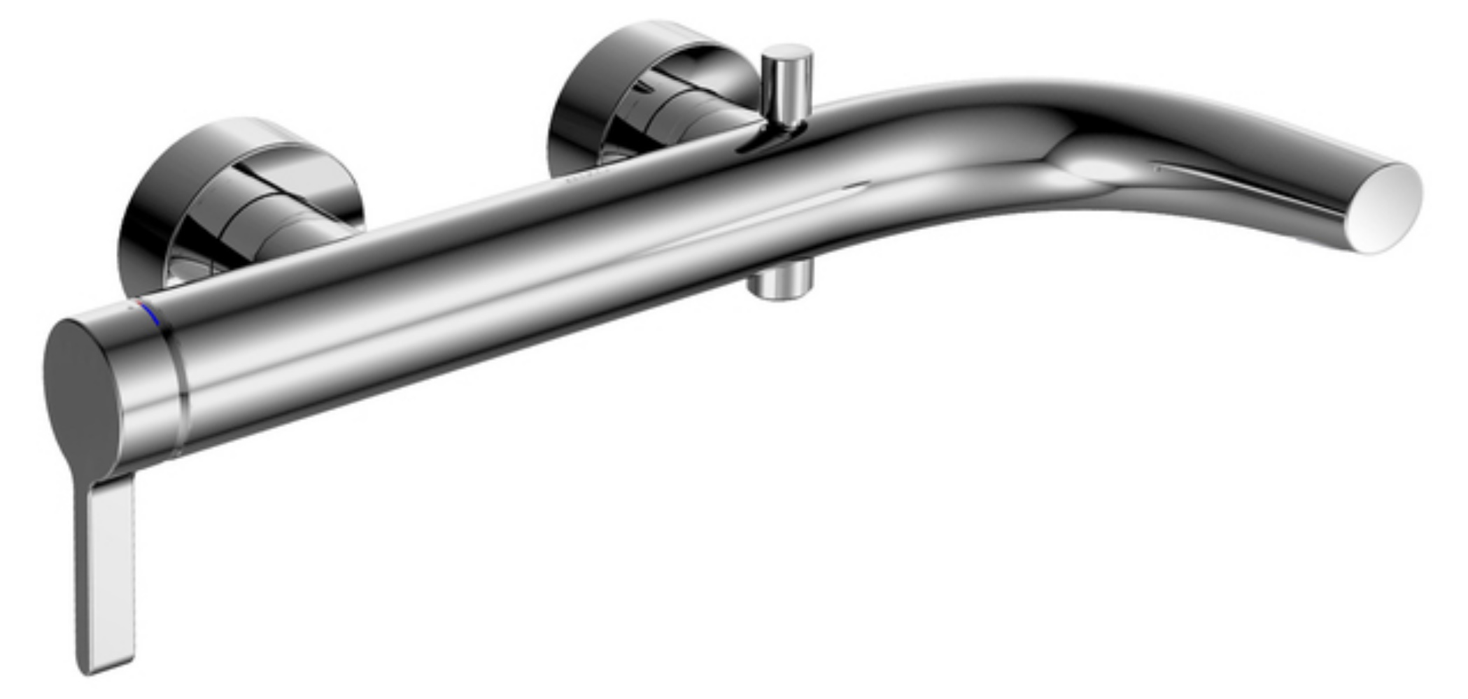 Keuco Edition 400 bad- en douchekraan wand chroom 51520010100
