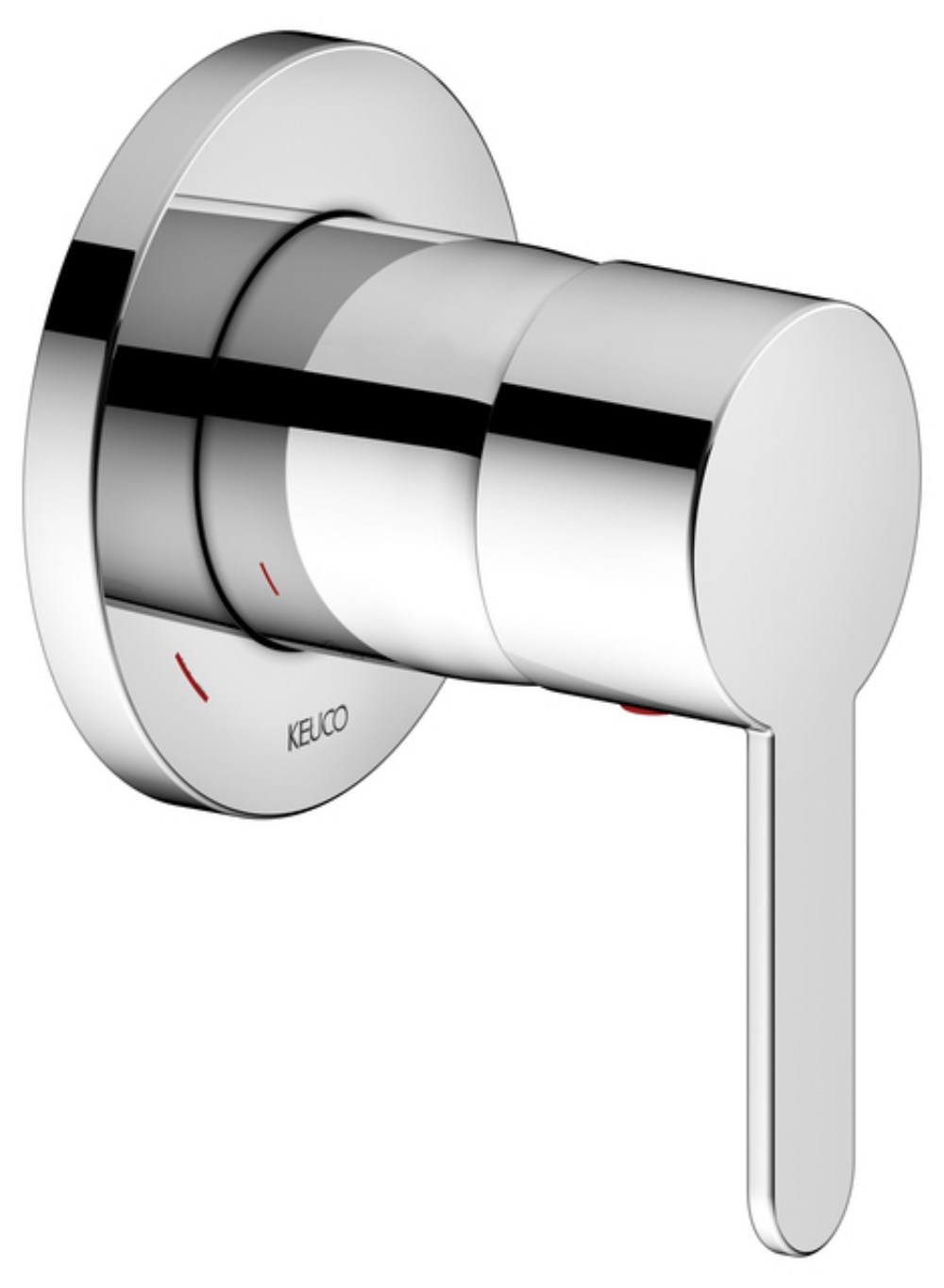 Keuco IXMO Flat douchekraan inbouw chroom 59551010301