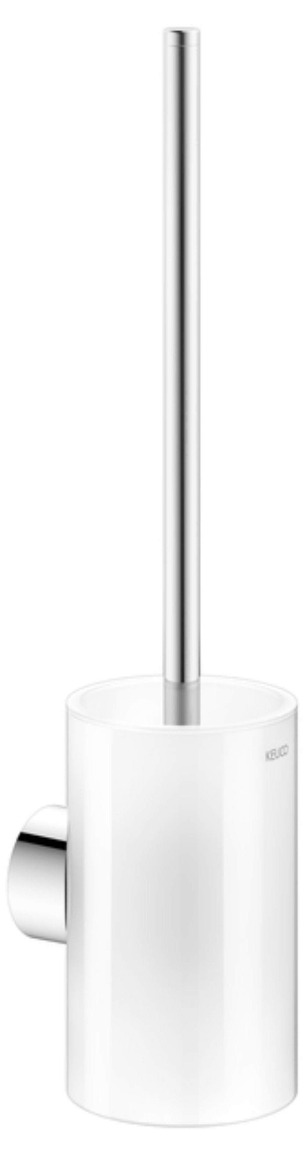 Keuco Reva toiletborstel gelijmd chroom-glas 12864019000