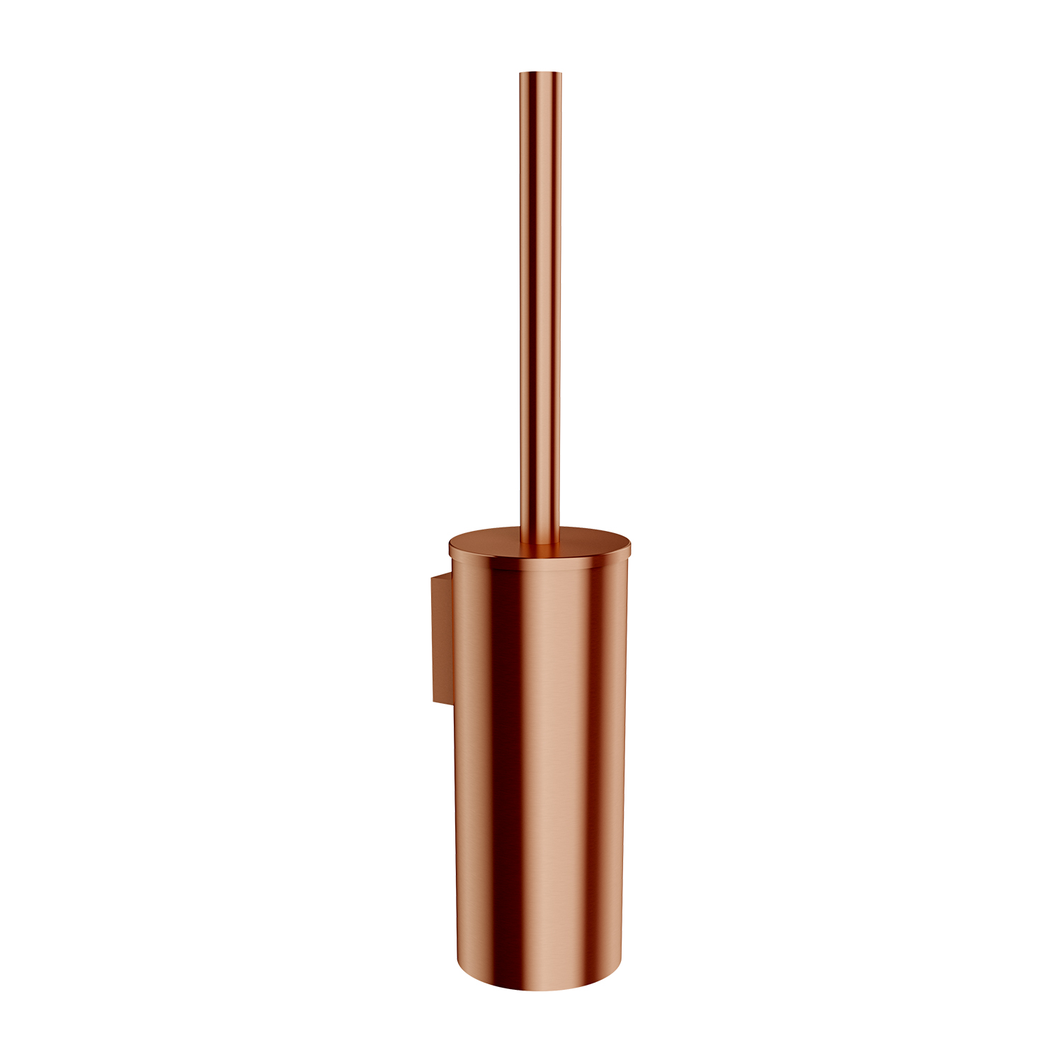 Omnires Modern Project toiletborstel ingeschroefd koper MP60621CPB