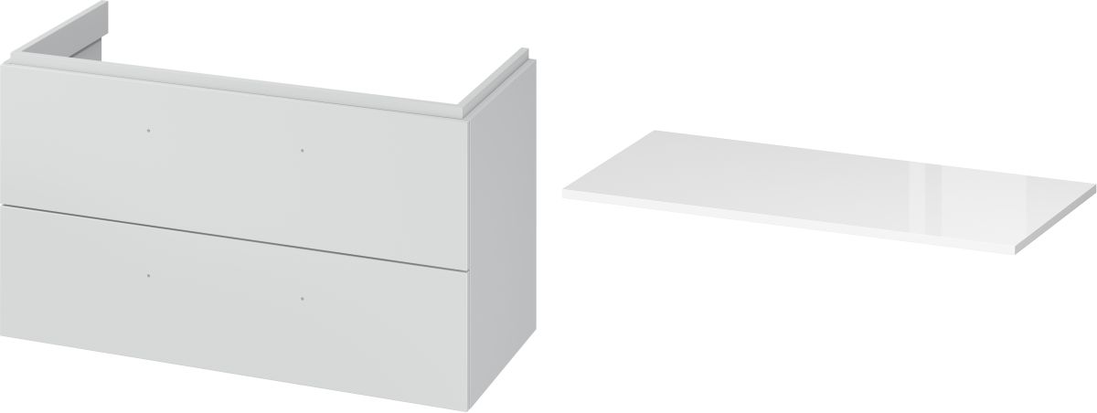 Set kast Cersanit Larga S932-078, badkamerblad Cersanit Larga S932-025