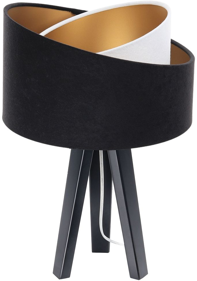 BPS Koncept Galaxy tafellamp 1x60 W wit-zwart-gouden 060S-025CZ