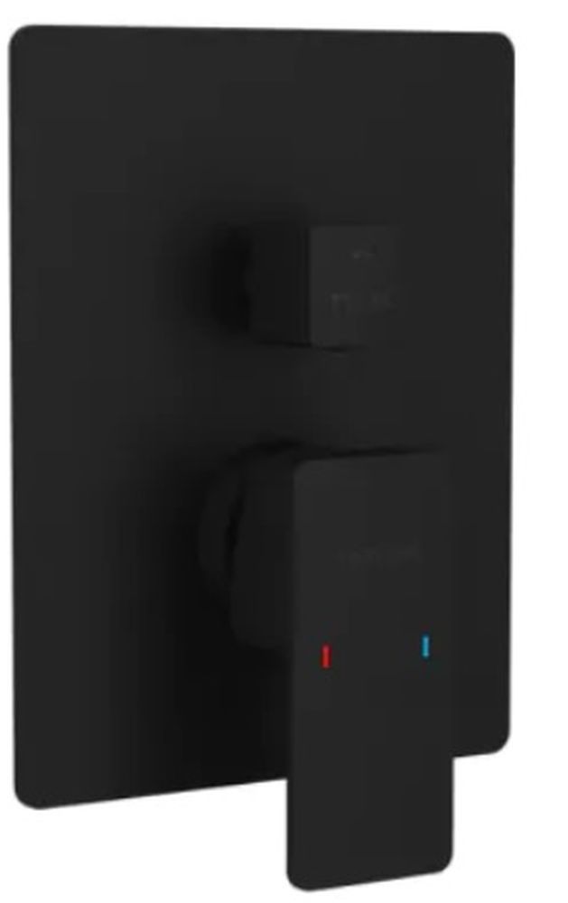 Excellent Keria bad- en douchekraan inbouw zwart AREX.2047BL
