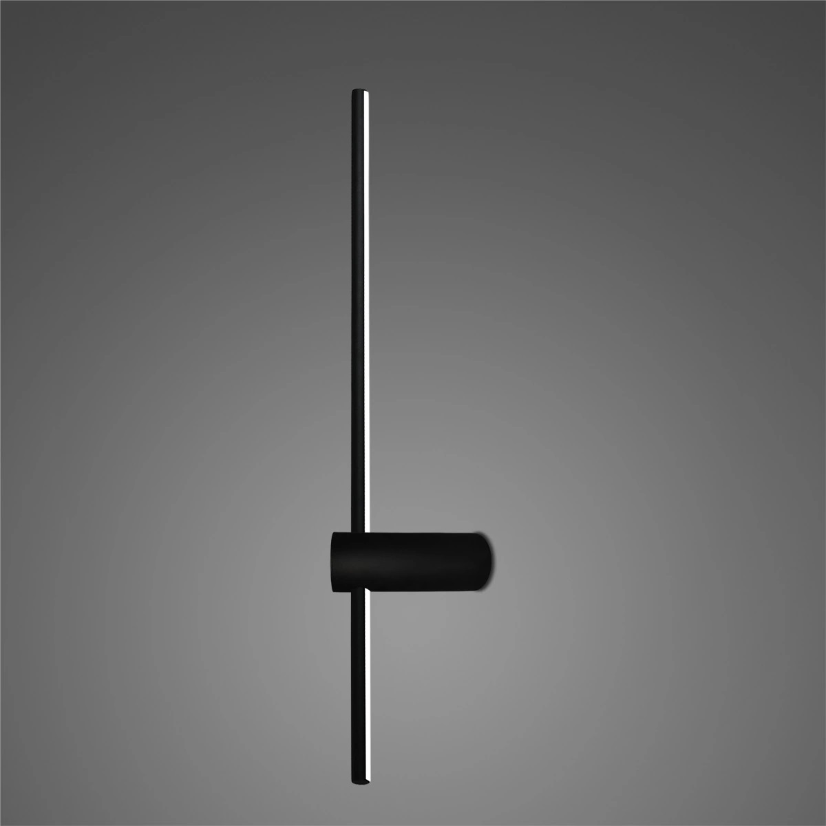 Altavola Design Linea wandlamp 1x16 W zwart LA089/W1_100_3k_16W_black