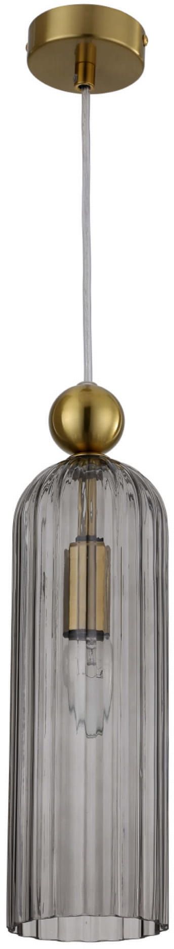Light Prestige Piega hanglamp 1x40 W bedampt-gouden LP-939/1PSMOKED