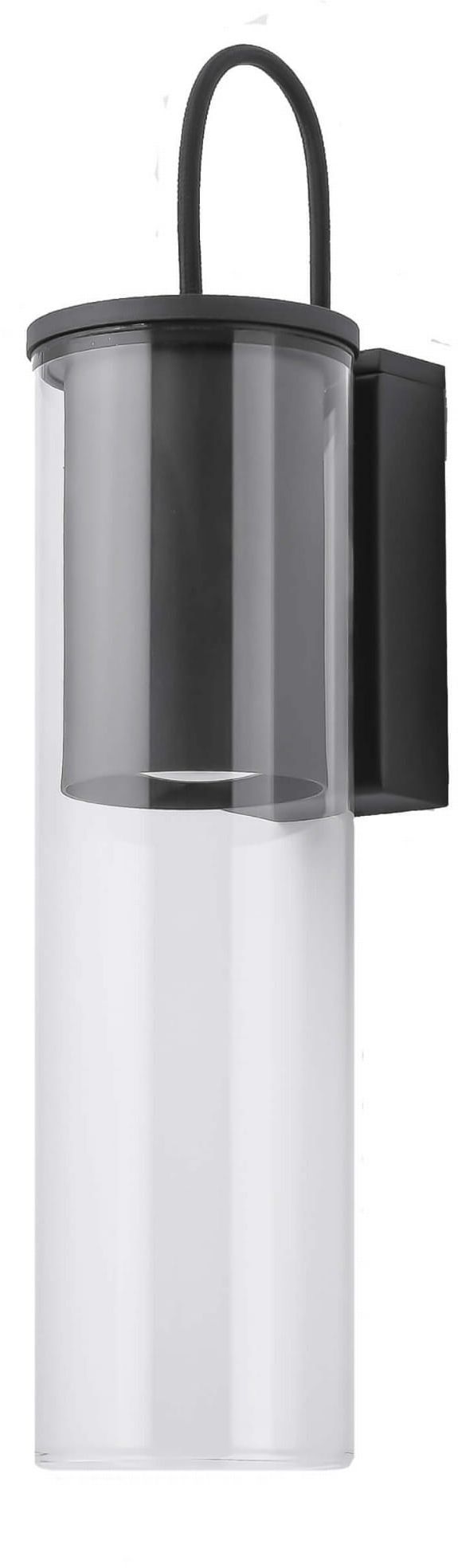 Light Prestige Manacor wandlamp 1x50 W zwart-doorzichtig LP-232/1WBK