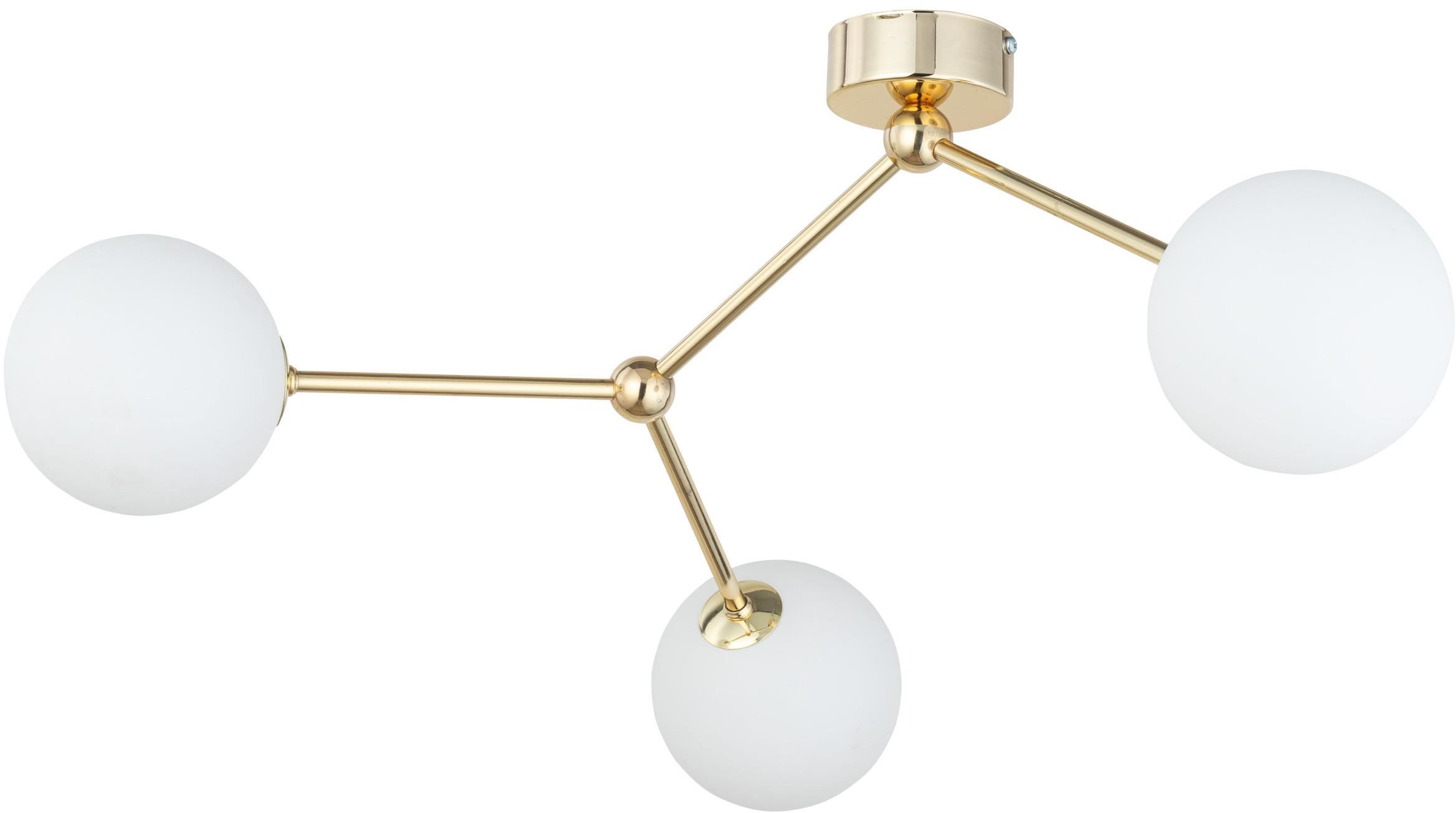 TK Lighting Fairy plafondlamp 3x6 W wit-gouden 6471