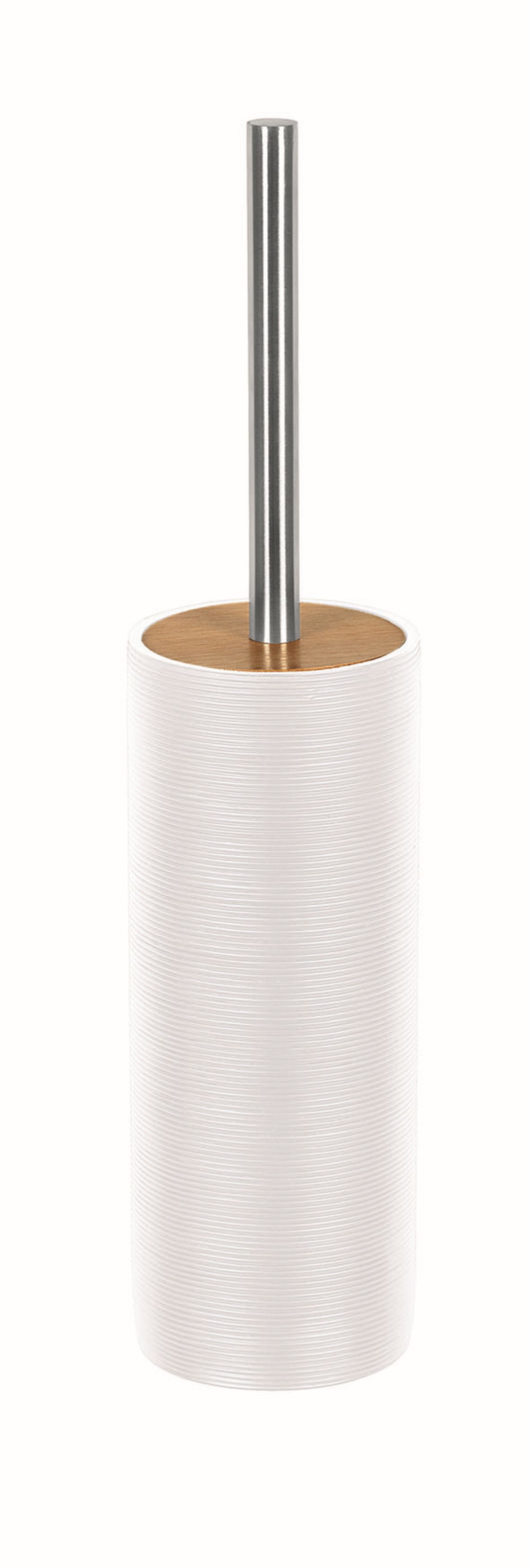 Kleine Wolke Kyoto toiletborstel geplaatst wit-hout 5079100856