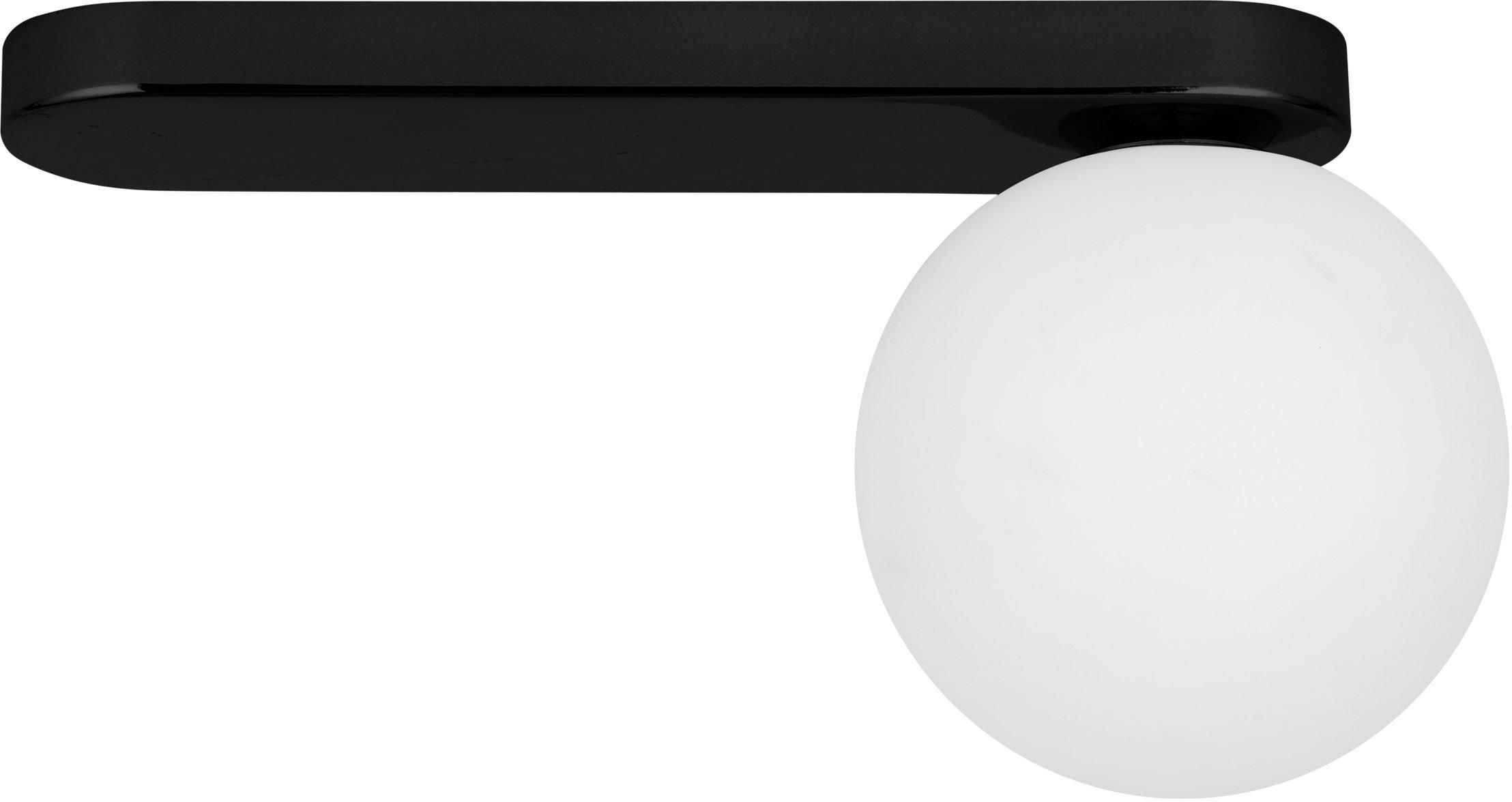 TK Lighting Bianca Black plafondlamp 1x6 W wit-zwart 5684