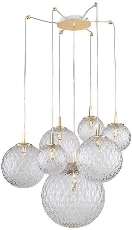 TK Lighting Cadix hanglamp x6 W gouden 4608