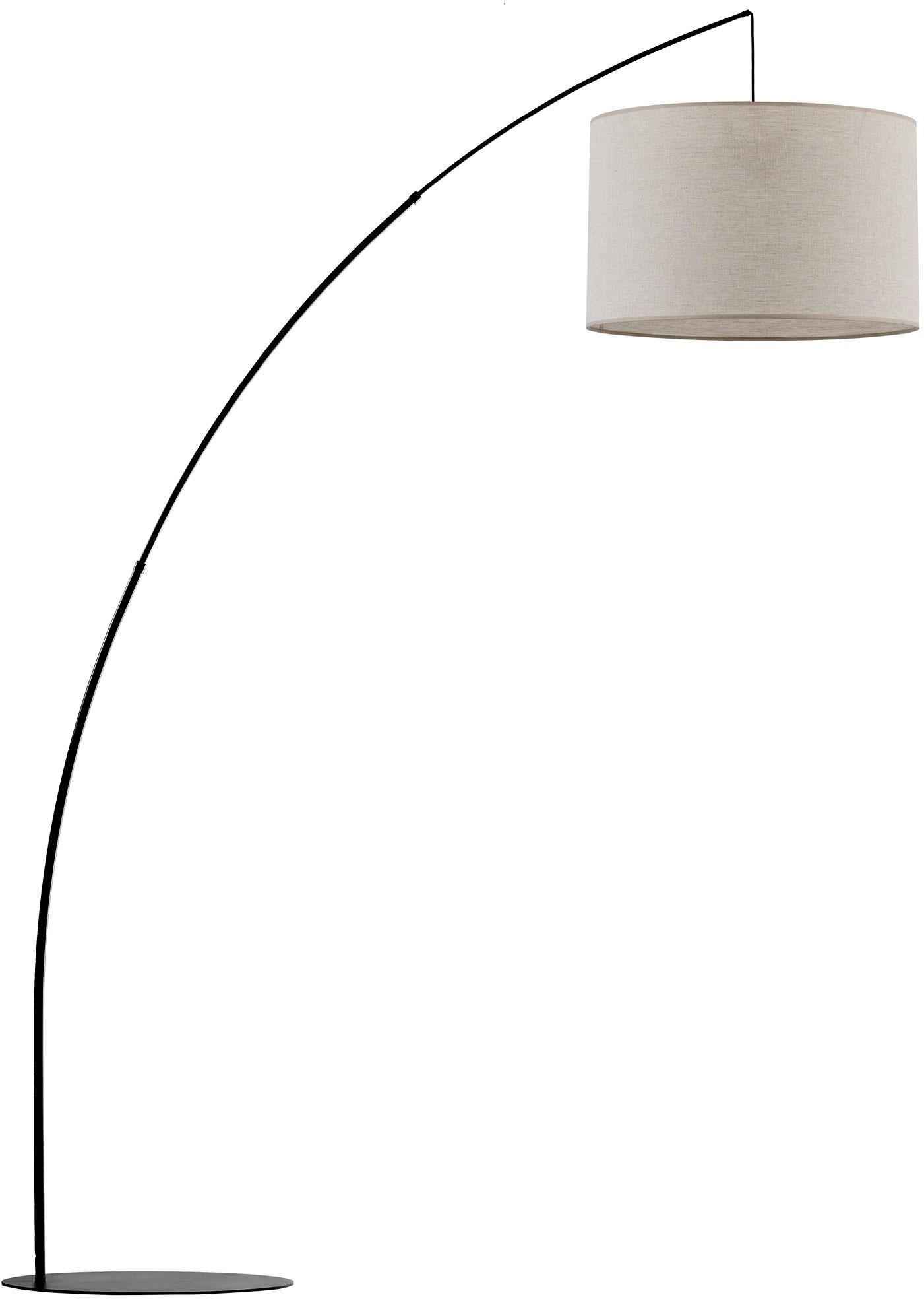 TK Lighting Moby staanlamp 1x15 W zwart-beige 5486