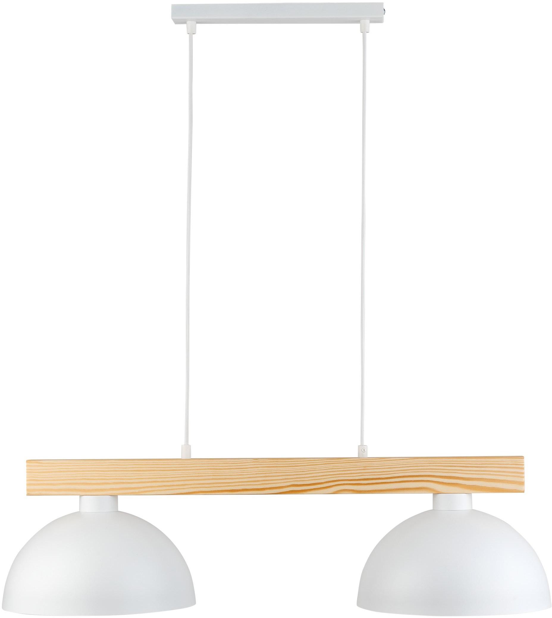 TK Lighting Oslo hanglamp 2x15 W wit-hout 4713