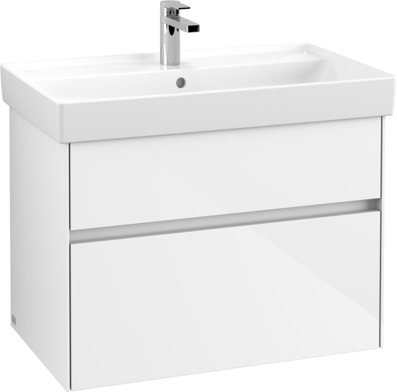 Villeroy & Boch Collaro kast 75.4x44.4x54.6 cm hangend onder de wastafel wit C01000DH
